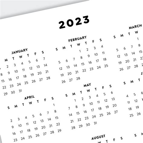 2022 2023 Whimsical Printable Calendars For Moms Imom 2023 Minimalist