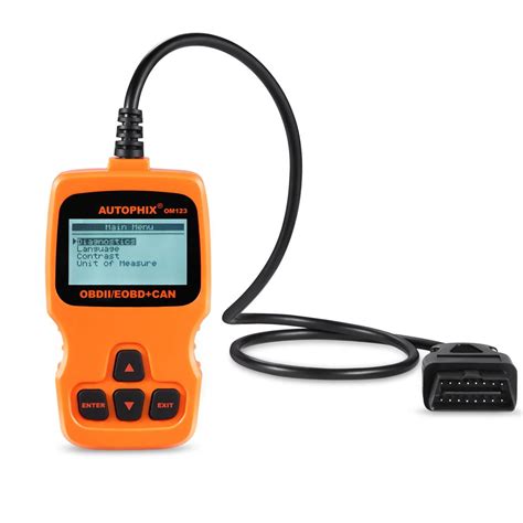 Autophix Om123 Orange Obd2 Eobd Scanner Car Diagnostic Code Reader
