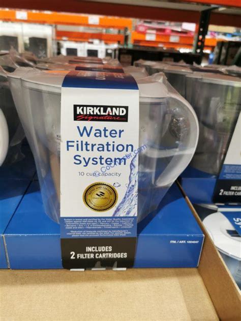 Kirkland Signature Water Filtered Pitcher With 2 Filters CostcoChaser
