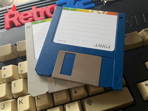 Amiga Floppy Disk Labels Custom 35 Full Colour Adhesive 25 Pack