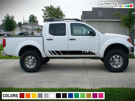 2x Decal Sticker Vinyl Side Stripes Compatible With Nissan Frontier
