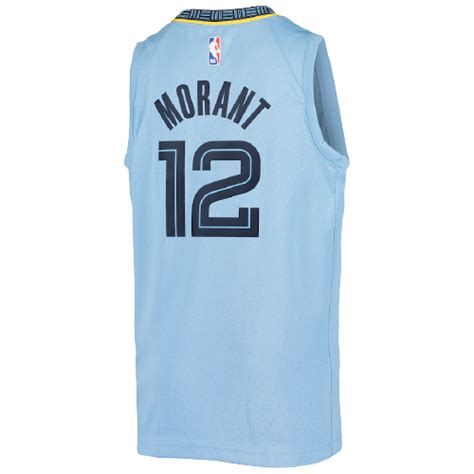 Ja Morant Memphis Grizzlies Jersey Light Blue — Sportswrldd