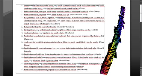 We did not find results for: Kumpulan 38 Kata Kata Mutiara Pendidikan yang Sangat Bijak ...