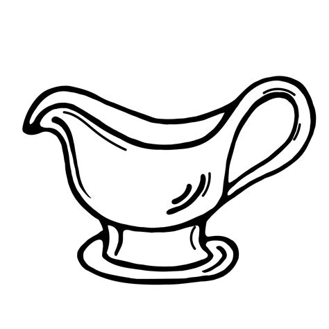 Gravy Boat Vector Art Icons And Graphics For Free Download