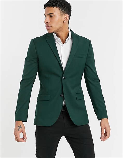 Dark Green Blazer Suit Ubicaciondepersonascdmxgobmx