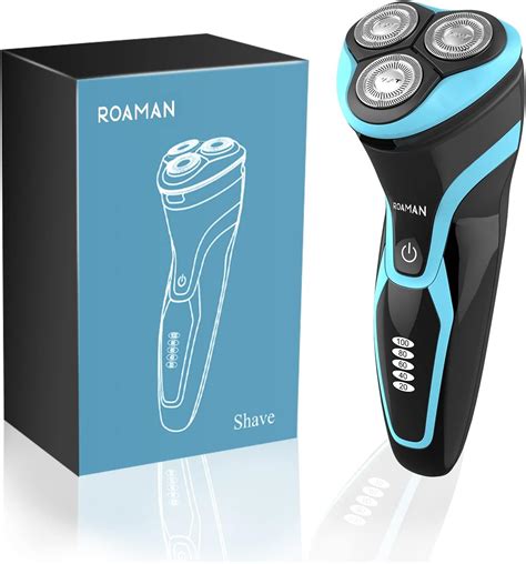 Roaman Men Electric Razor Mens Electric Shavers Rechargeable Corded And Cordless Electric Razor