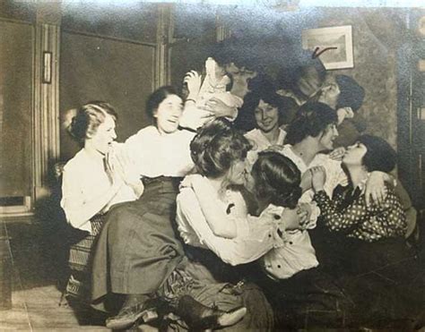 Funny Vintage Snapshots Show Naughty Girls Playing Together In The Past Vintage Lesbian