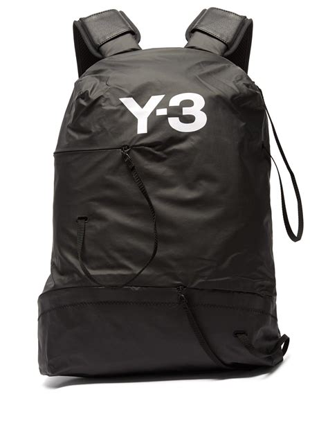 Y 3 Bungee Technical Backpack In Black For Men Lyst
