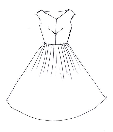 Simple Dress Drawing At Getdrawings Free Download