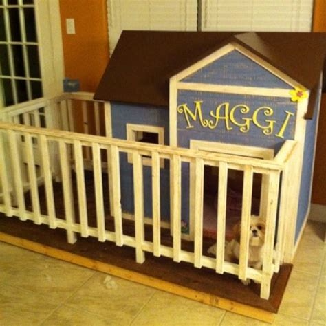 Owning a dog pet can be lots of fun and you can complete the experience by putting together a diy indoor dog kennel. Lovely Indoor Dog House Plans - New Home Plans Design