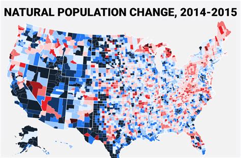 Us Population Change Map