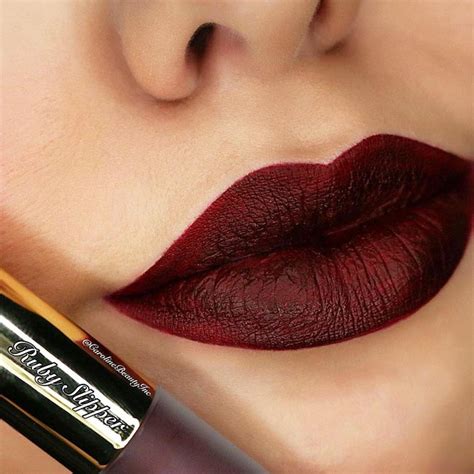 36 Variations Of Burgundy Lipstick Matte For All Skin Tones