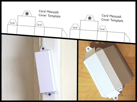 Jewish Mezuzah Scroll Cover Template Teaching Resources