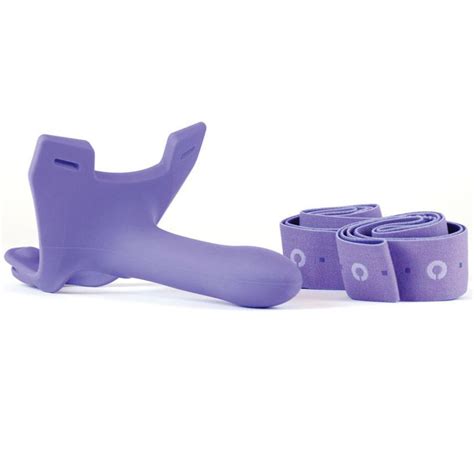 Buy The Zoro 55 Inch Purple Silicone Hollow Strap On Harness Kit