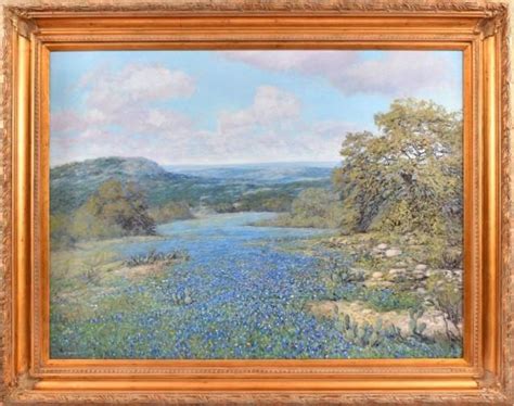 Robert Harrison Texas Bluebonnets Oil Painting