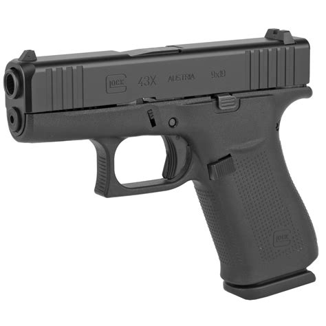 Glock 43x Subcompact 9mm Pistol 10 Round 2 Magazines