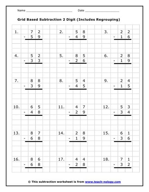 click  print  grade math worksheets worksheets subtraction