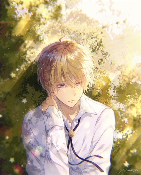 The Best 18 Cute Anime Boy Blonde Hair Blue Eyes