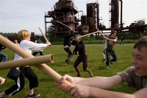 Epic Cardboard Tube Battles Delight Around The World Wired