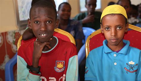 Somali Children Attend Celebrations To Mark The Day Of The African
