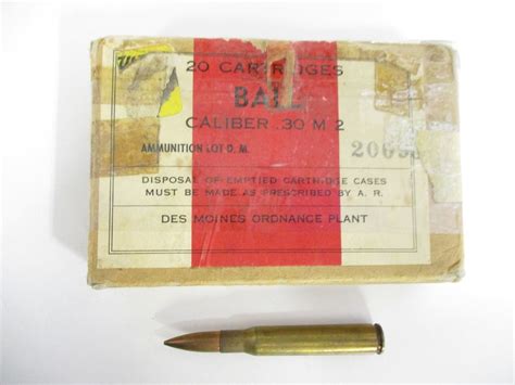 Military Us 30 06 Ball Ammo Switzers Auction And Appraisal Service