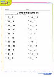 math comparing games quizzes  worksheets  kids