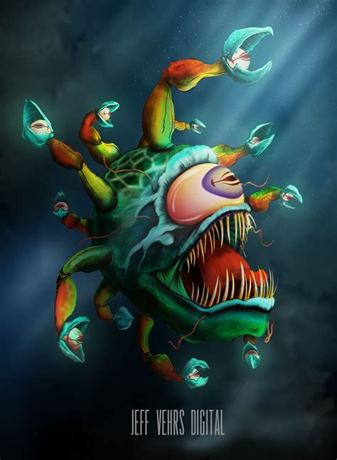 Mantis Shrimp Dnd Monsters Angler Fish Nerd Stuff Deep Sea Bad Guy