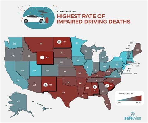 The 5 Worst States For Drunk Driving Deaths According To The Nhtsa The Drive