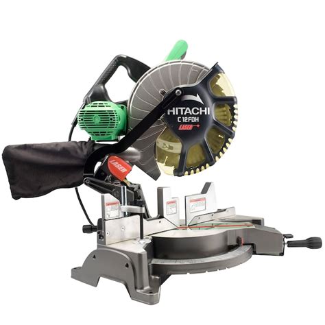 Hitachi 12 In 15 Amp Dual Bevel Compound Miter Saw With Laser Guide