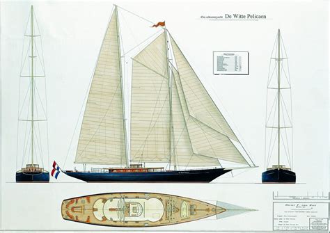 45m Schooner De Witte Pelicaen Olivier Van Meer Design Sailing
