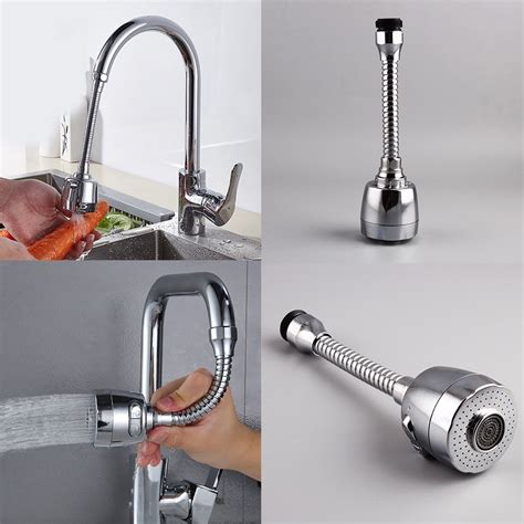 I hope this helps you create a new water source below your sink for a garden hose attachment. SPRING PARK Faucet Sprayer Attachment, Kitchen Sink 360 ...