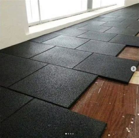 Gym Flooring 10mm Rubber Tiles Wholesaler From Bengaluru