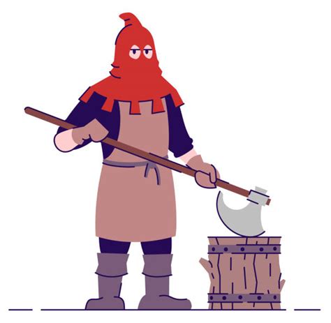 Executioner Costume Cartoons Illustrations Royalty Free Vector