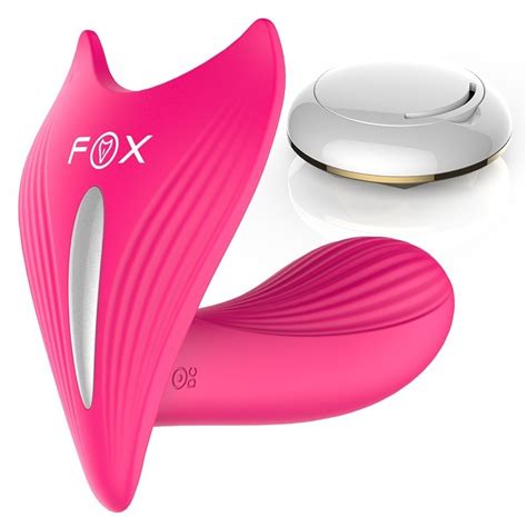 Fox Remote Dildo Vibrators Silicone Clitoris Usb Female Masturbation