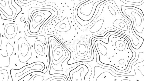 Contours Vector Topography Geographic Topography Vector Illustration