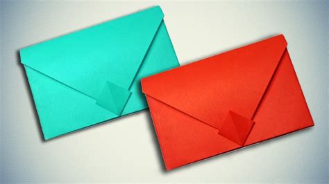 How To Make A Paper Envelope Without Glue Or Tape Origami Easy Youtube
