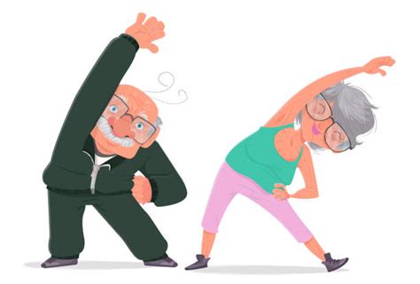 Old People Yoga Illustrations Royalty Free Vector Graphics And Clip Art
