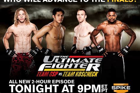 'The Ultimate Fighter 12: Team GSP vs. Team Koscheck' Live ...