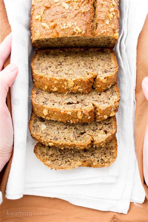 The bread was light, soft, moist and perfect for a vegan and egg free banana bread. One Bowl Vegan Gluten Free Banana Nut Bread (V, GF, Oat ...