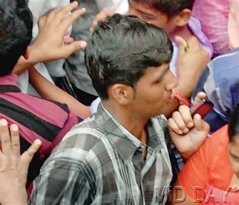Shocking Photographs Of Three Perverts Molesting A Woman During A Religious Festival In Mumbai