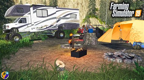 Best Camping Trip In Fs19 Fdr Legion Hills Map Farming Simulator 19