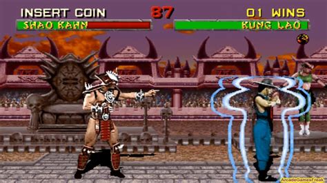 Mortal Kombat 2 Arcade Kung Lao Gameplay Playthrough With Smoke And