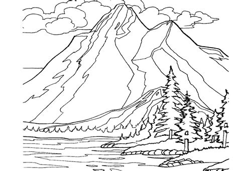 These free coloring pages are available on the series designs and animated characters on getcolorings.com. Free Landscape Coloring Pages at GetDrawings | Free download