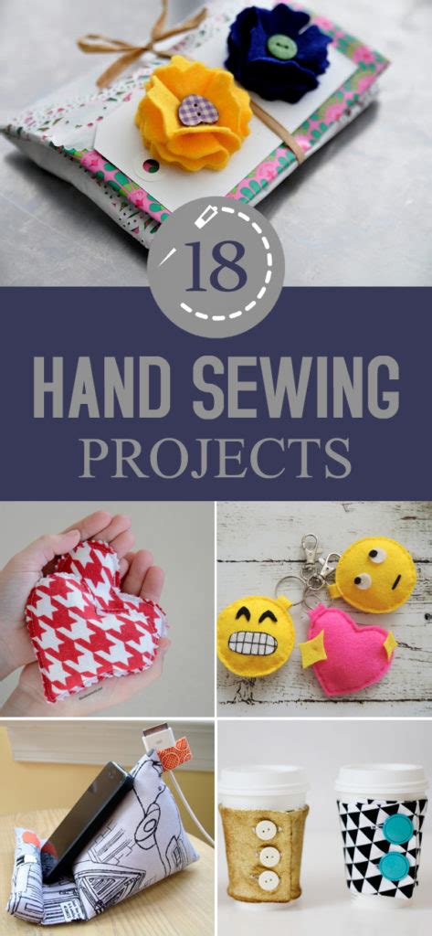 18 Easy Hand Sewing Projects Cool Diy Ideas