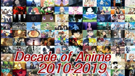 Decade Of Anime 2010 2019 Youtube