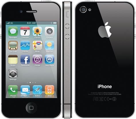 Apple Iphone 4 32gb Smartphone Tracfone Black Mint