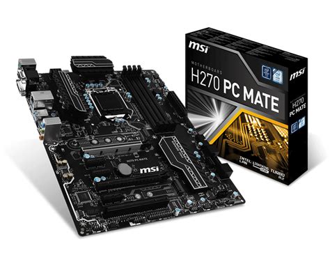 H270 PC MATE | Motherboard - The world leader in motherboard design | MSI Global