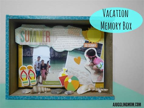 Diy Vacation Memory Box A Juggling Mom