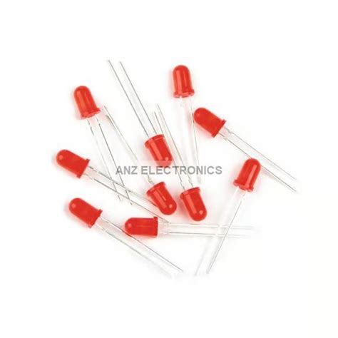 Red Diffused Led 5mm Anz Electronics