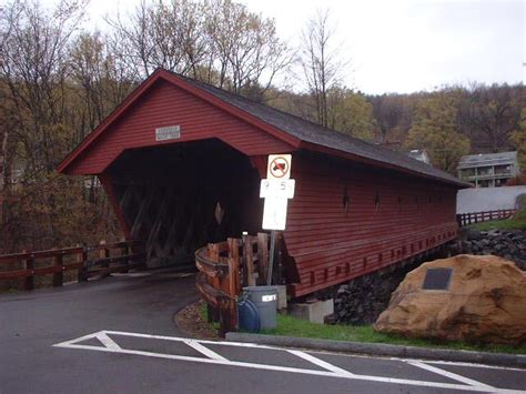 Newfield Covered Bridge New York Newfield Covered Bridge Flickr